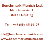 Benchmark Contact Details
